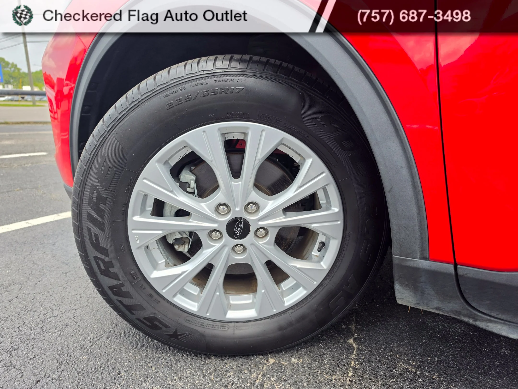 Used 2024 Race Red Ford Active image 9