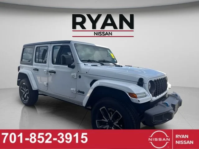 Certified Used 2024 White Jeep Sport S 4xe image 2