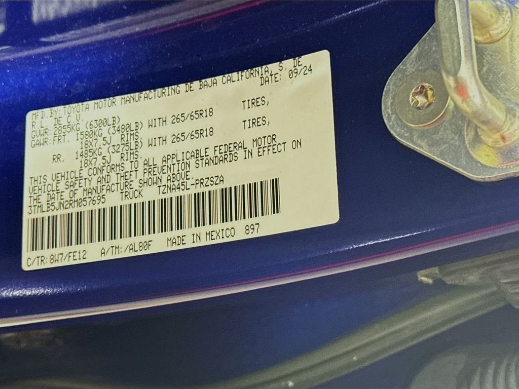 Used 2024 Blue Crush Metallic Toyota TRD Sport image 29