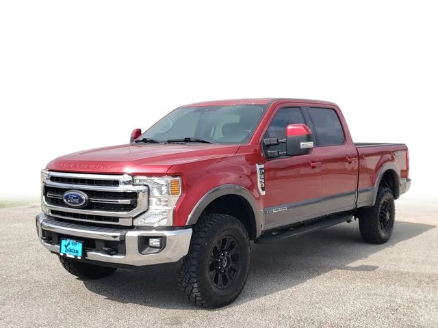 Used 2021 Red Ford Lariat image 2