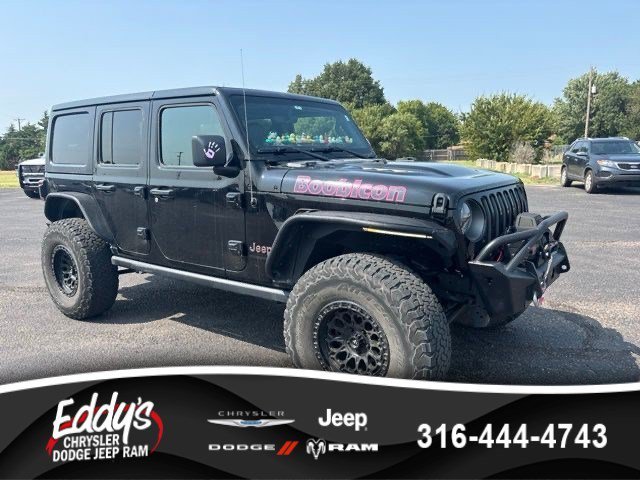 Used 2023 Black Clearcoat Jeep Rubicon image 1