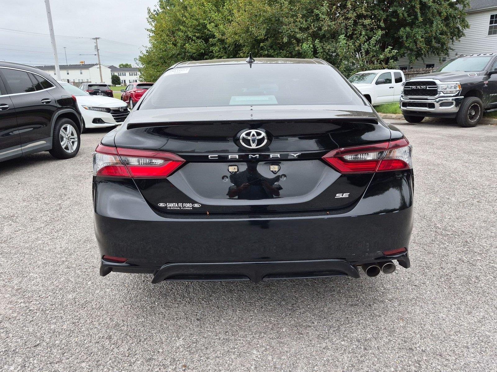 Used 2024 Midnight Black Metallic Toyota SE image 4