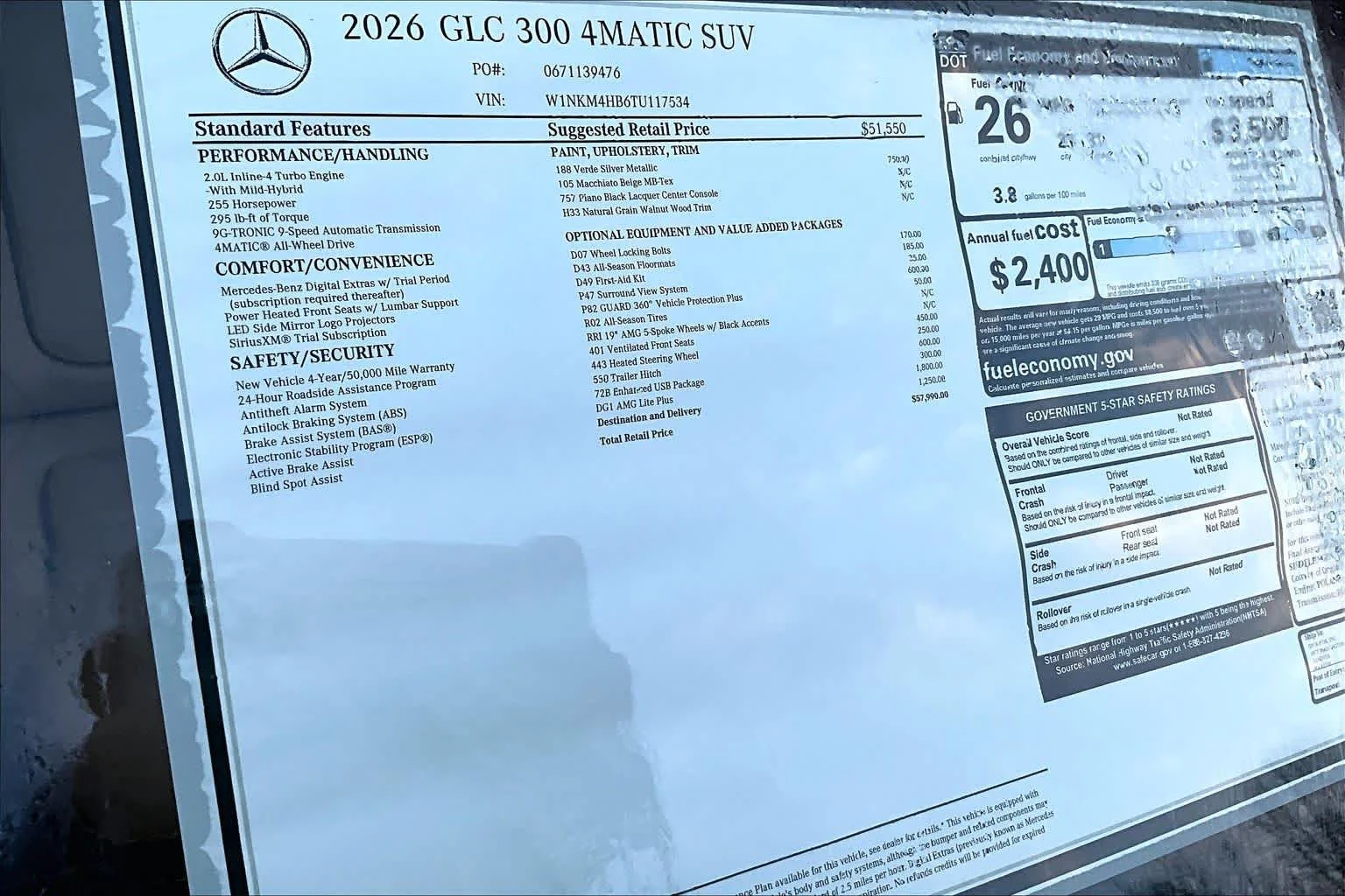 New 2026 Verde Silver Metallic Mercedes-Benz GLC 300 image 17