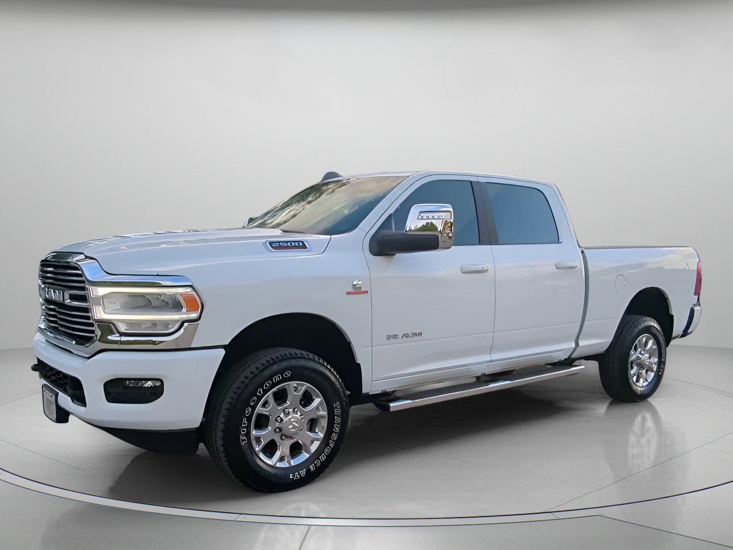 Certified Used 2024 Bright White Clearcoat Ram Laramie Crew Cab Pickup image 11