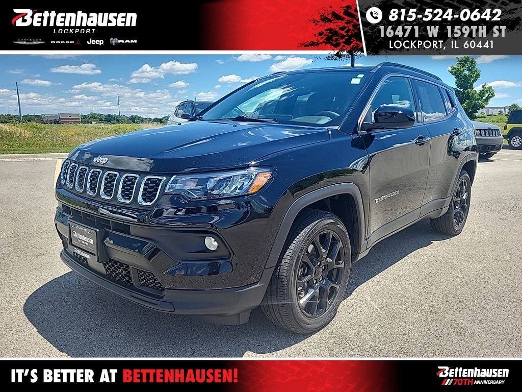 Certified Used 2024 Black Jeep Latitude Lux image 1
