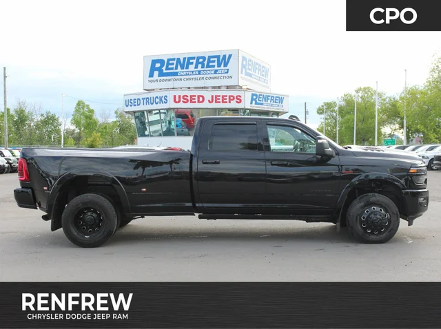 2025 RAM 3500 Limited* | Cummins Diesel | Night Edition | 5th Wheel & Gooseneck | Apple CarPlay