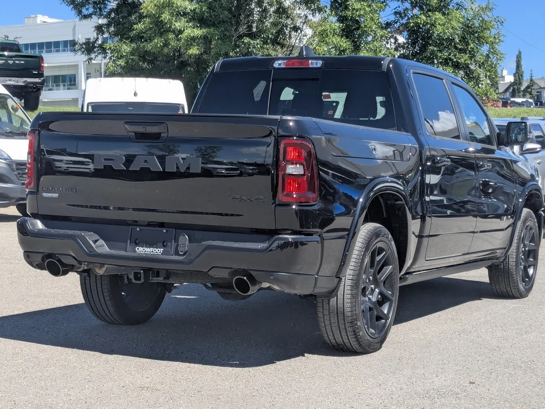 Used 2026 Black RAM Laramie - - 4x4 - Night Edition - Laramie Level II - Dual Pane Sunroof - Power Boards & More! image 8