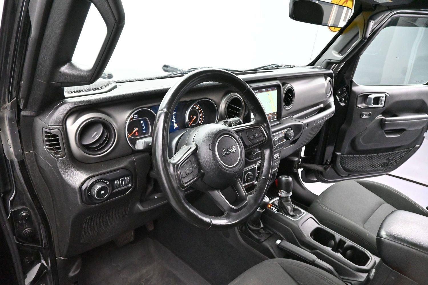 Used 2022 Black Clearcoat Jeep Unlimited Sport S image 13