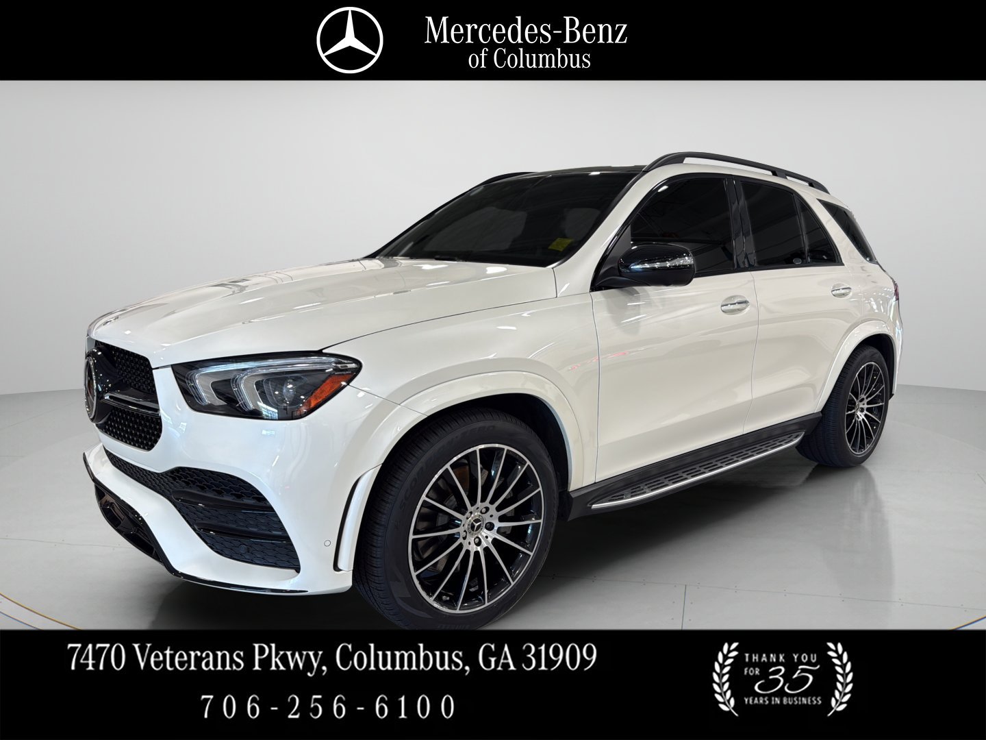 Certified Used 2023 MANUFAKTUR Diamond White Metallic Mercedes-Benz GLE 450 image 1
