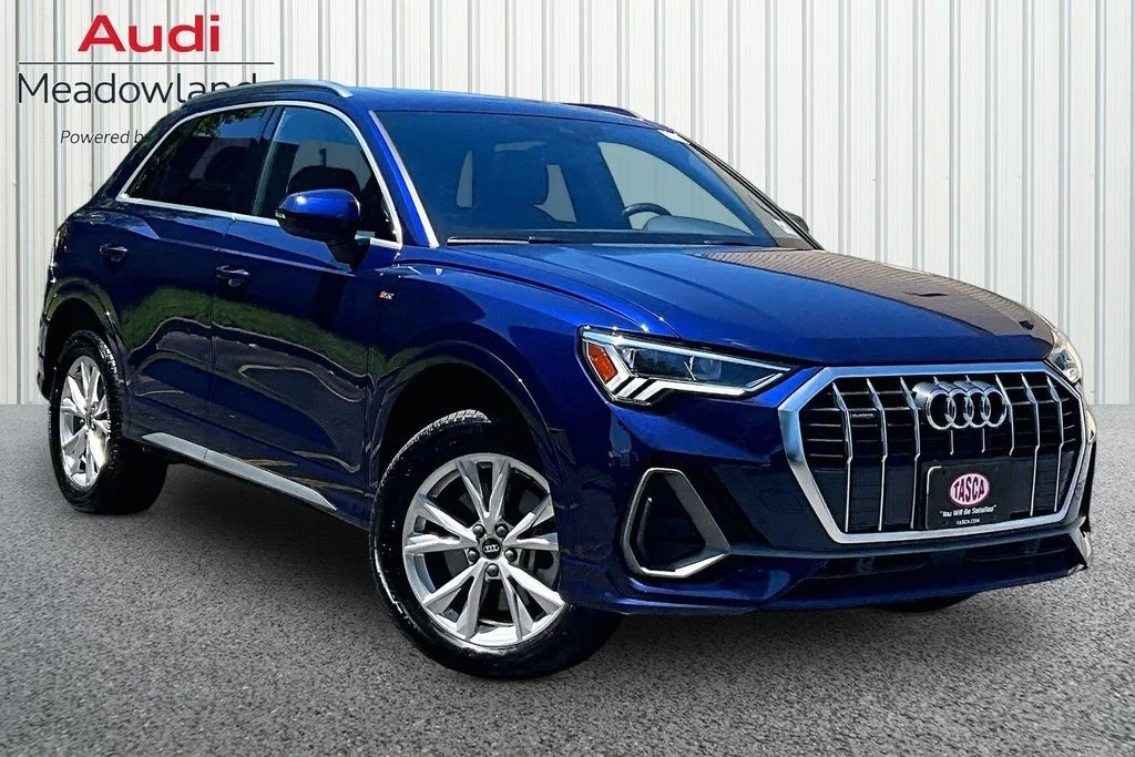 Used 2025 Blue Audi Premium image 3