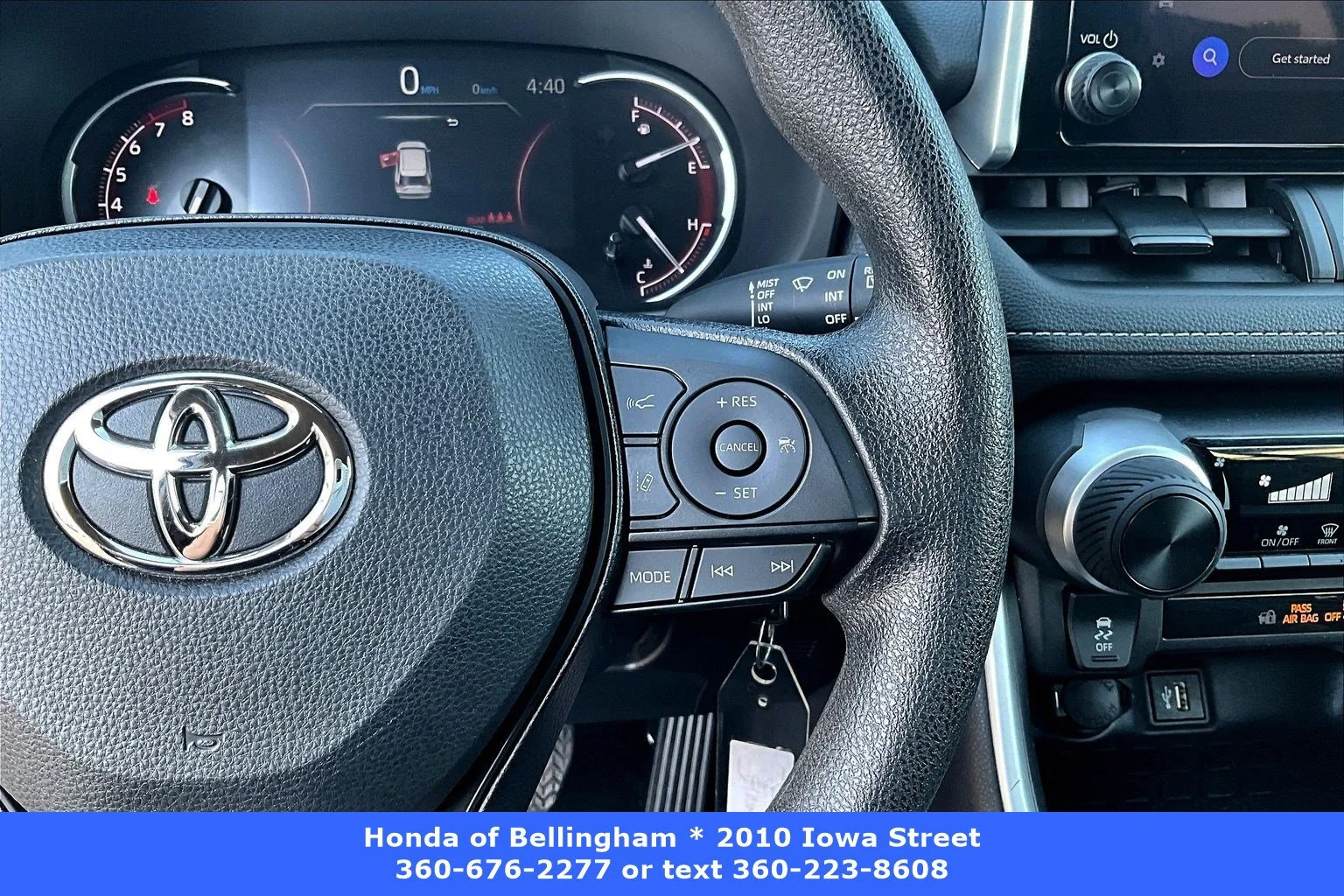 Used 2025 Midnight Black Metallic Toyota LE image 12