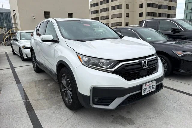 Used 2021 Platinum White Pearl Honda EX-L image 2
