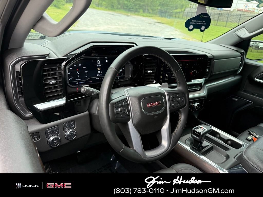 Used 2023 PACIFIC BLUE METALLIC GMC SLT image 4