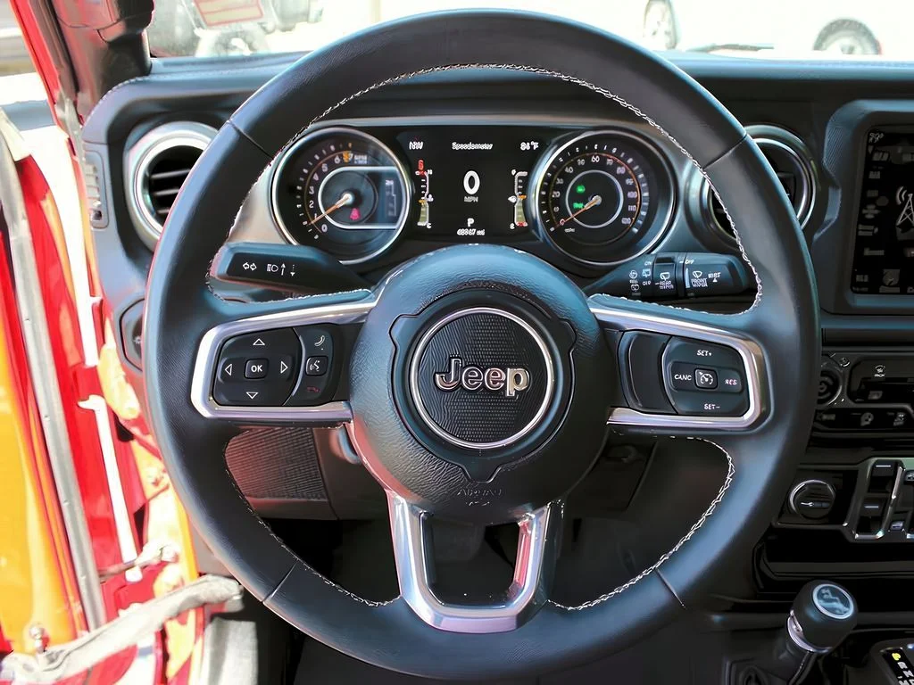 Used 2023 Firecracker Red Jeep Sahara image 16