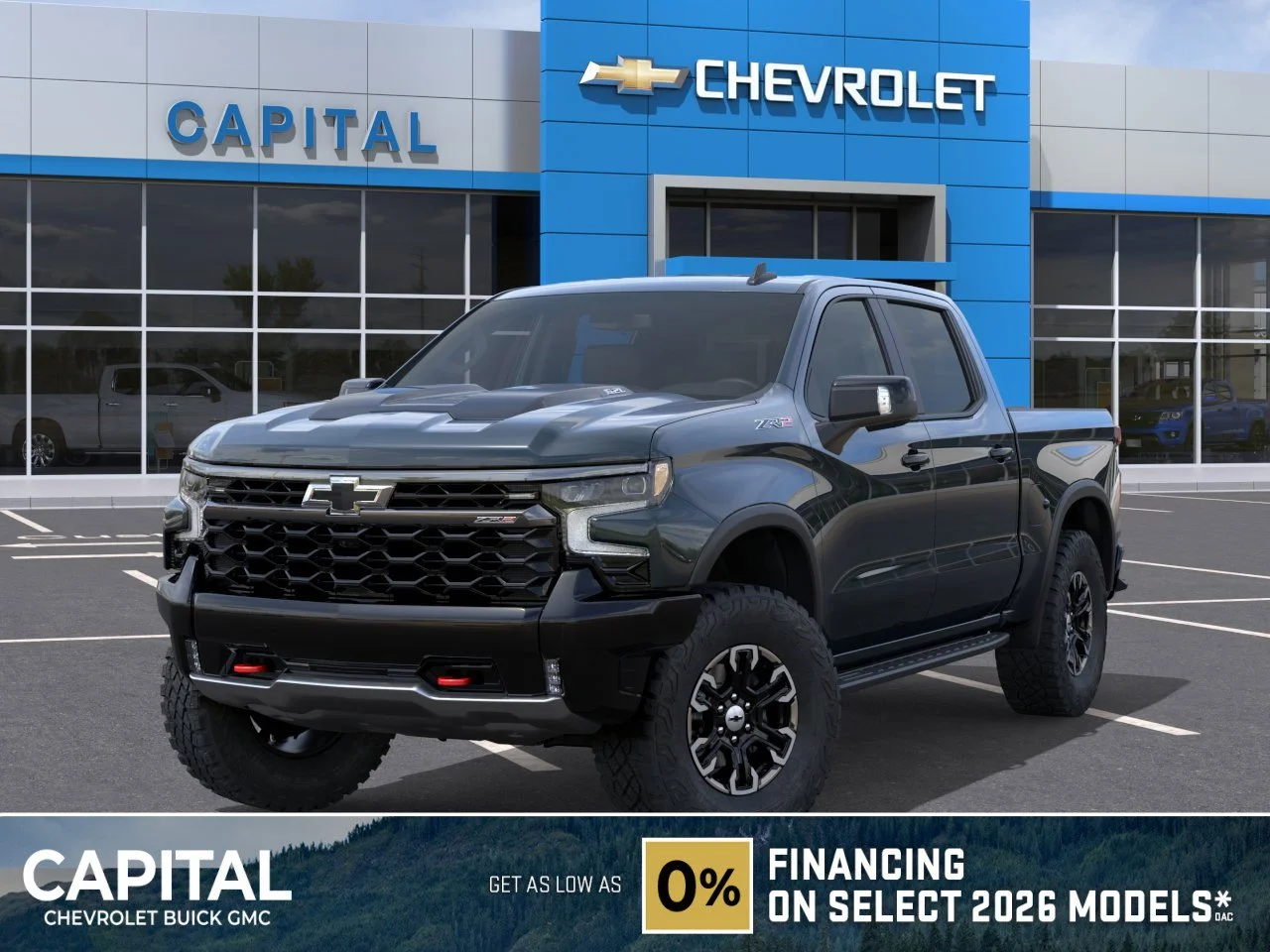 New 2026 Cypress Grey Chevrolet ZR2 image 1