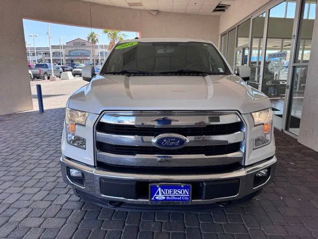 Used 2016 White Platinum Clearcoat Metallic Ford Lariat image 8