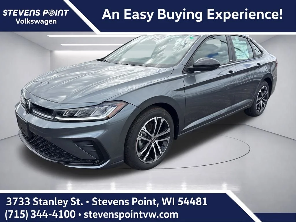 New 2026 Platinum Gray Metallic Volkswagen 1.5T Sport image 1