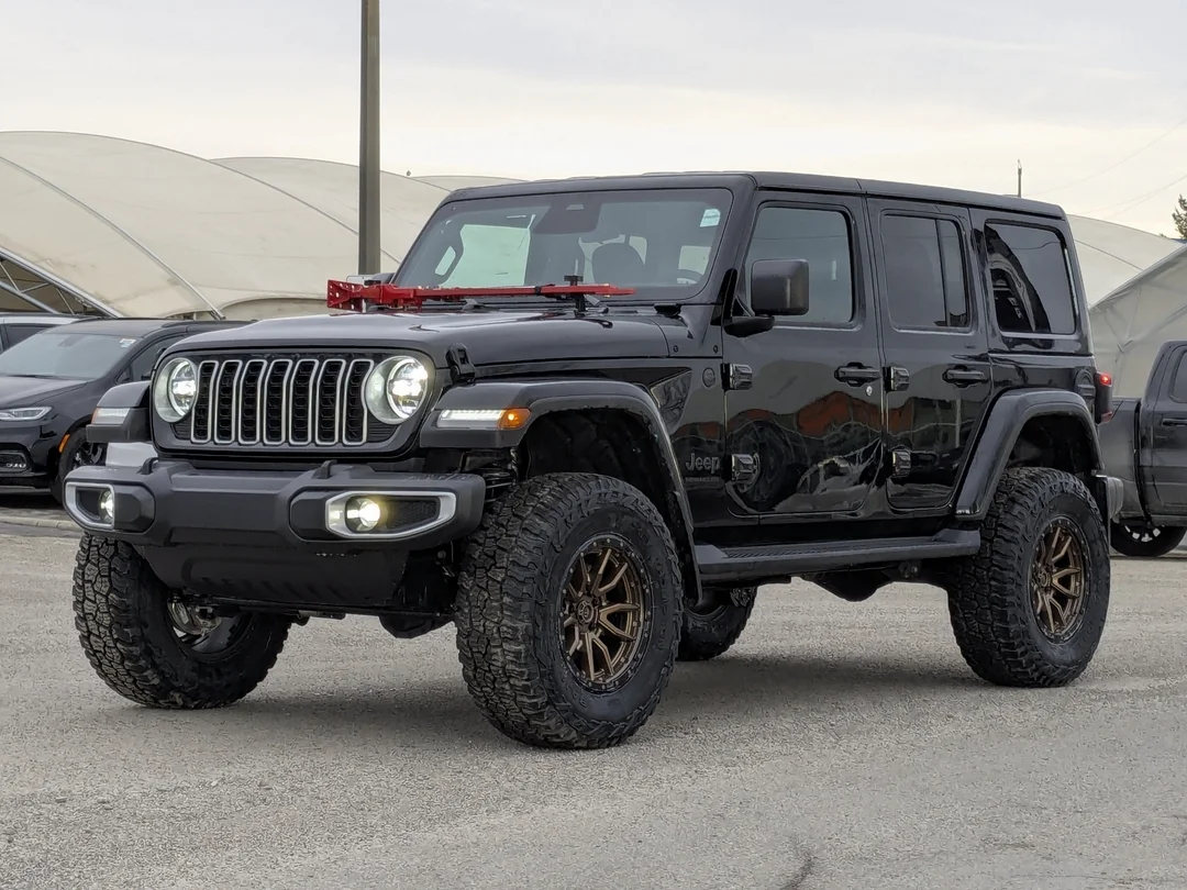 New 2026 Black Jeep Sahara - - 4x4 - Fuel Rims - A/T Tires - 3 Lift & More! image 4