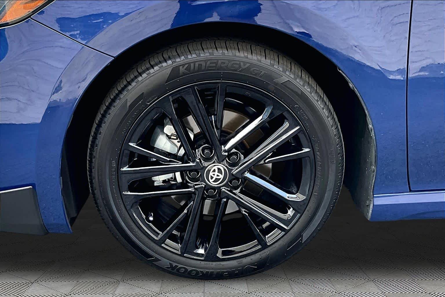 Used 2025 Reservoir Blue Toyota SE image 11