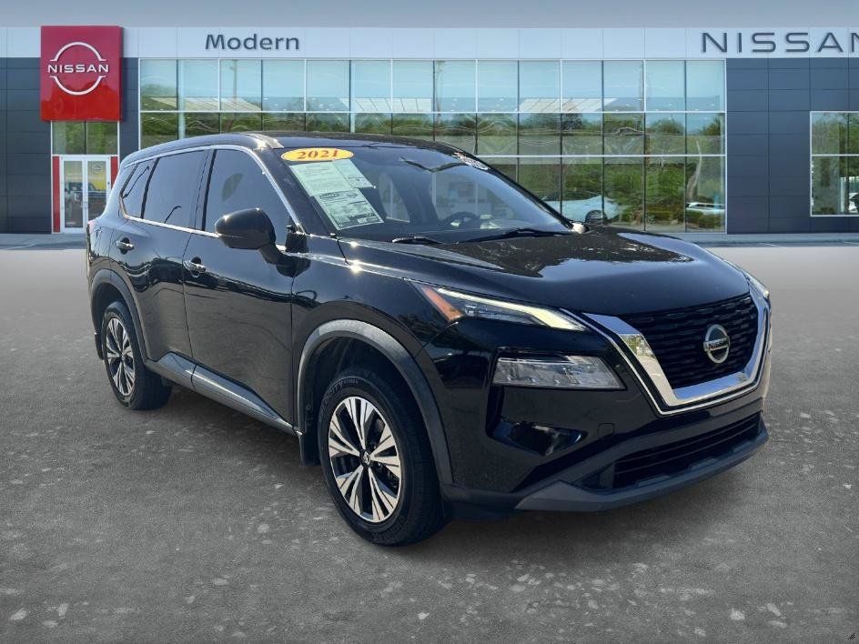Used 2021 Super Black Nissan SV image 3