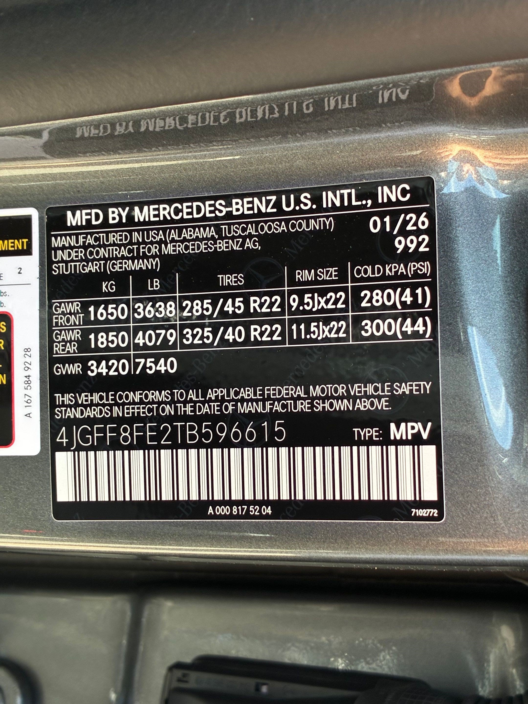 New 2026 Selenite Grey Metallic Mercedes-Benz GLS 580 image 26