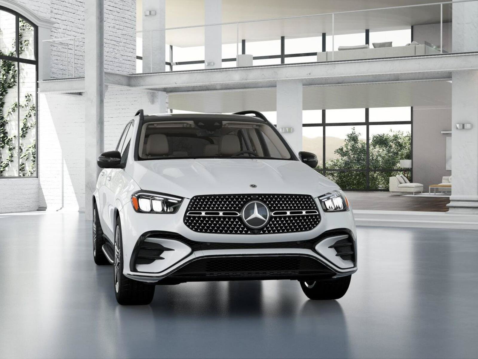 New 2026 MANUFAKTUR Moonlight White Metallic Mercedes-Benz GLE 350 image 8