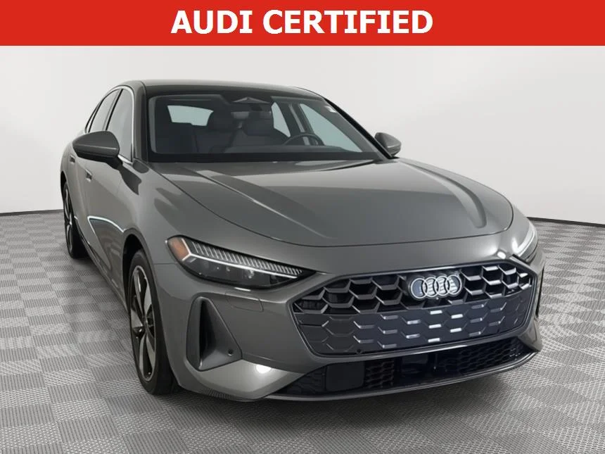 Certified Used 2025 GRAY Audi Premium Plus image 1