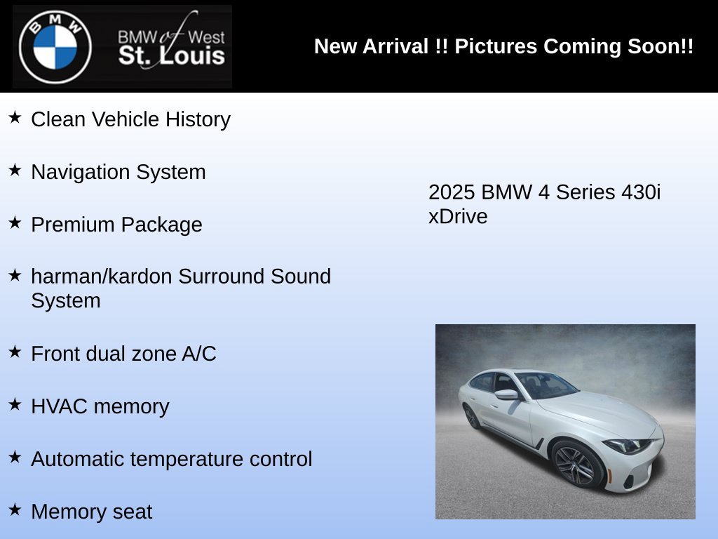 Used 2025 White BMW 430i Gran Coupe image 5
