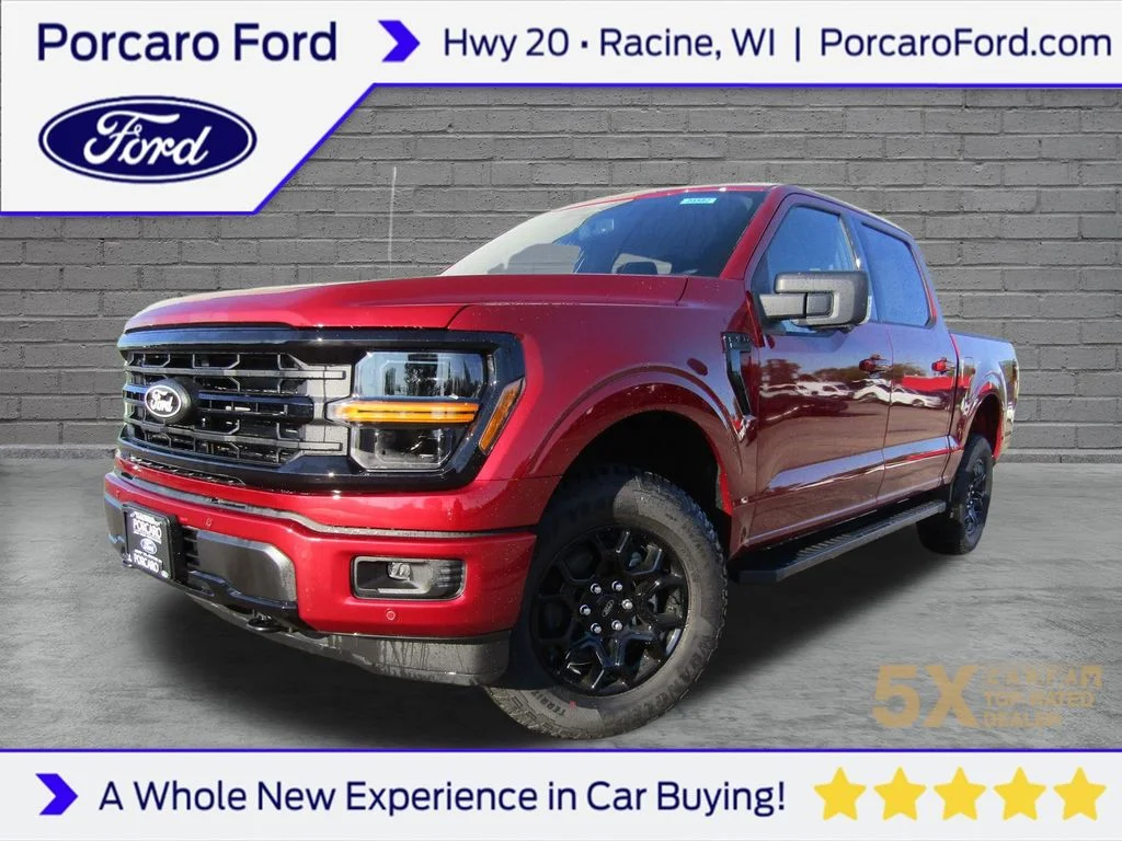 New 2026 Ruby Red Metallic Tinted Clearcoat Ford XLT image 1