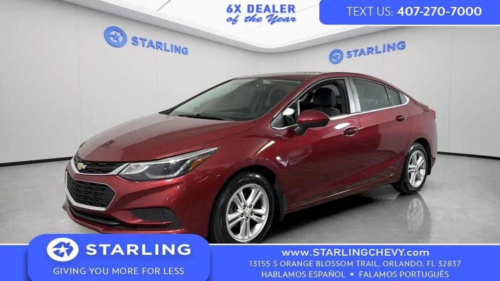 Used 2017 CAJUN RED TINTCOAT Chevrolet LT image 1