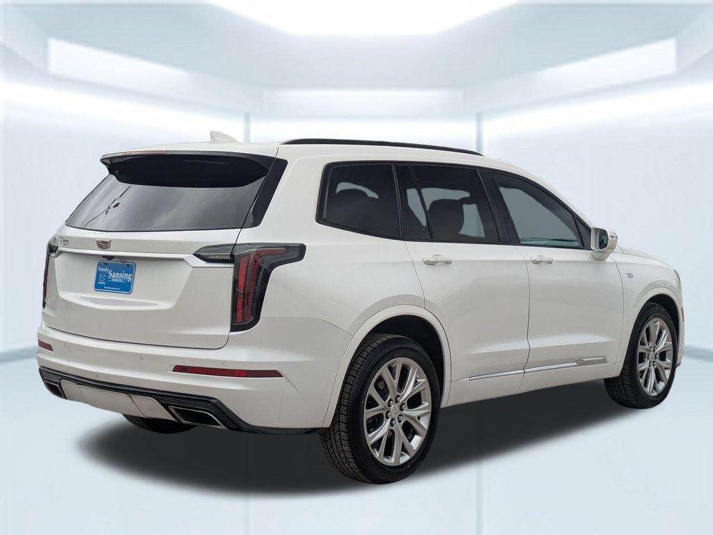 Used 2020 CRYSTAL WHITE TRICOAT Cadillac AWD Sport image 6