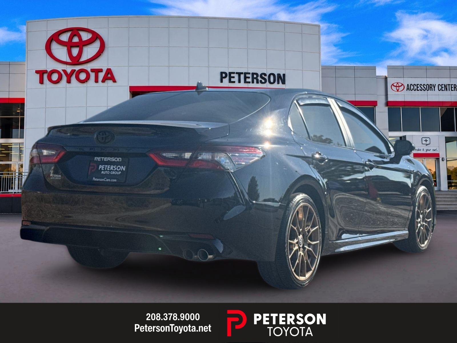 Used 2024 Black Toyota SE Nightshade image 3