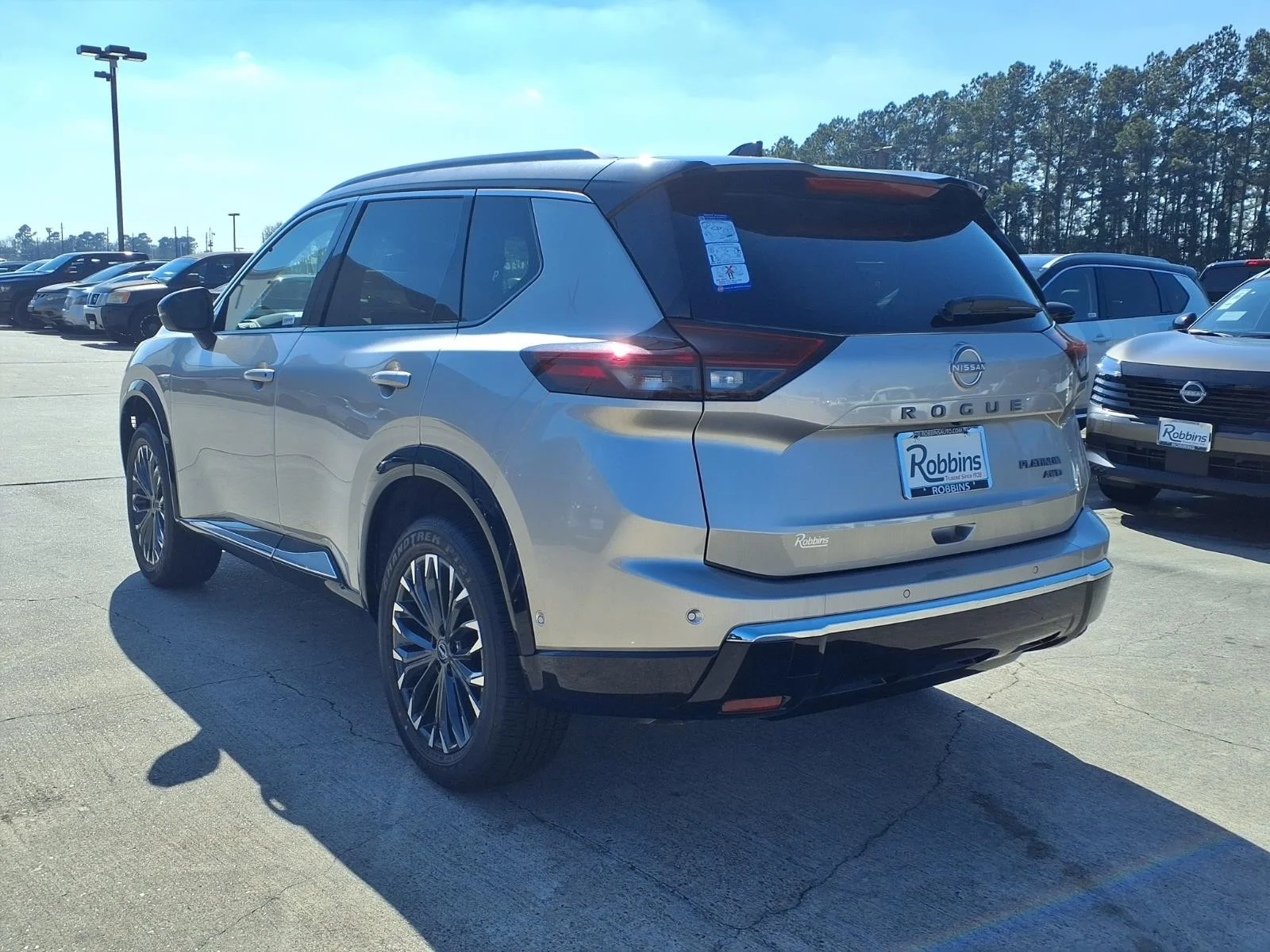 2026 Nissan Rogue Platinum Silver at Robbins Nissan