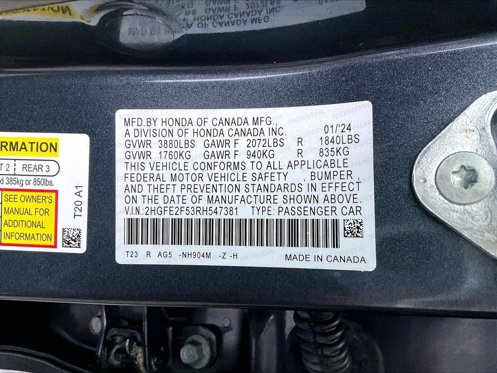 Used 2024 Gray Honda Sport image 33