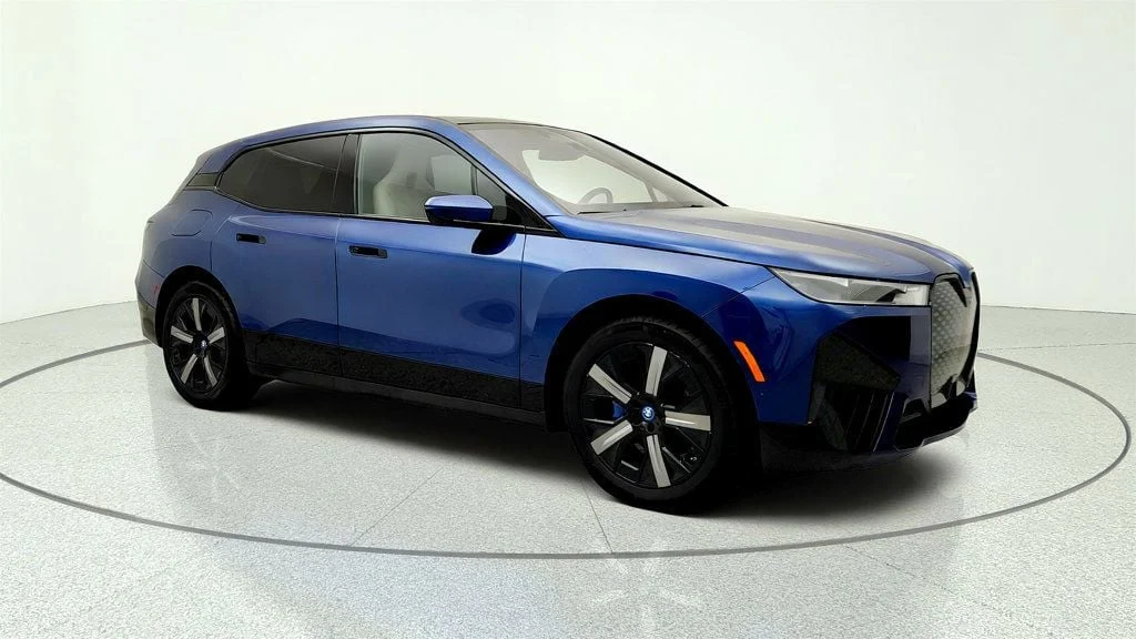 Used 2025 Phytonic Blue Metallic BMW xDrive50 SAV w/ Sport Package & Driving Assist Pro image 3