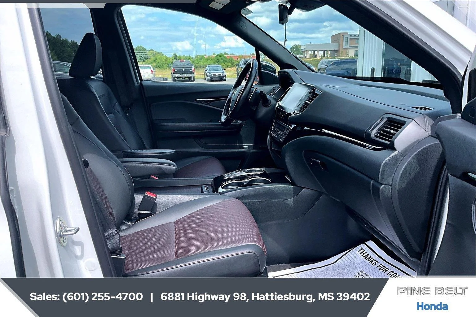 Used 2022 Platinum White Pearl Honda Black Edition image 6