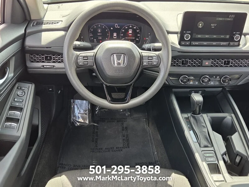 Used 2025 Crystal Black Pearl Honda LX CVT image 11