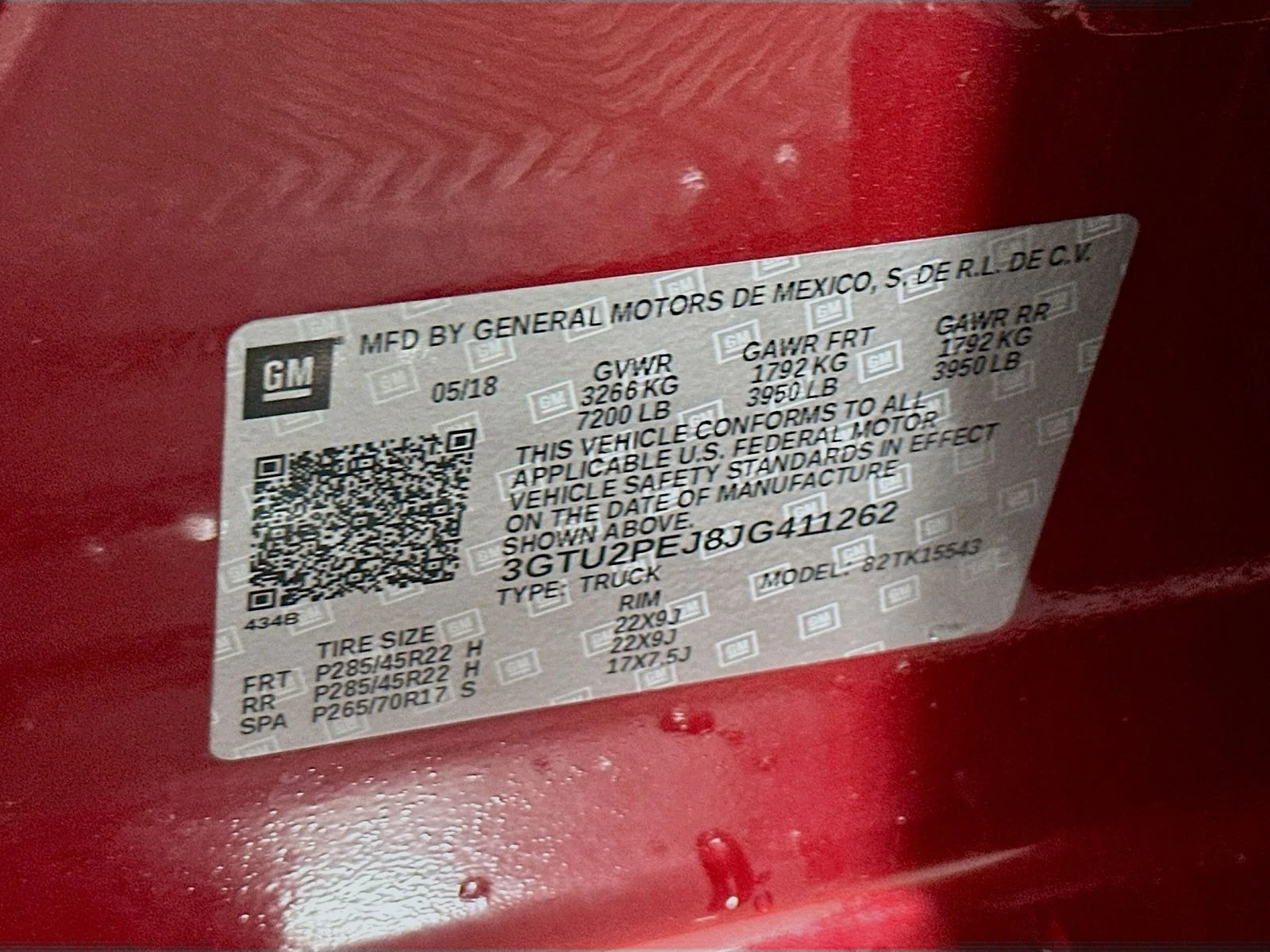 Used 2018 Red Quartz Tintcoat GMC Denali image 34