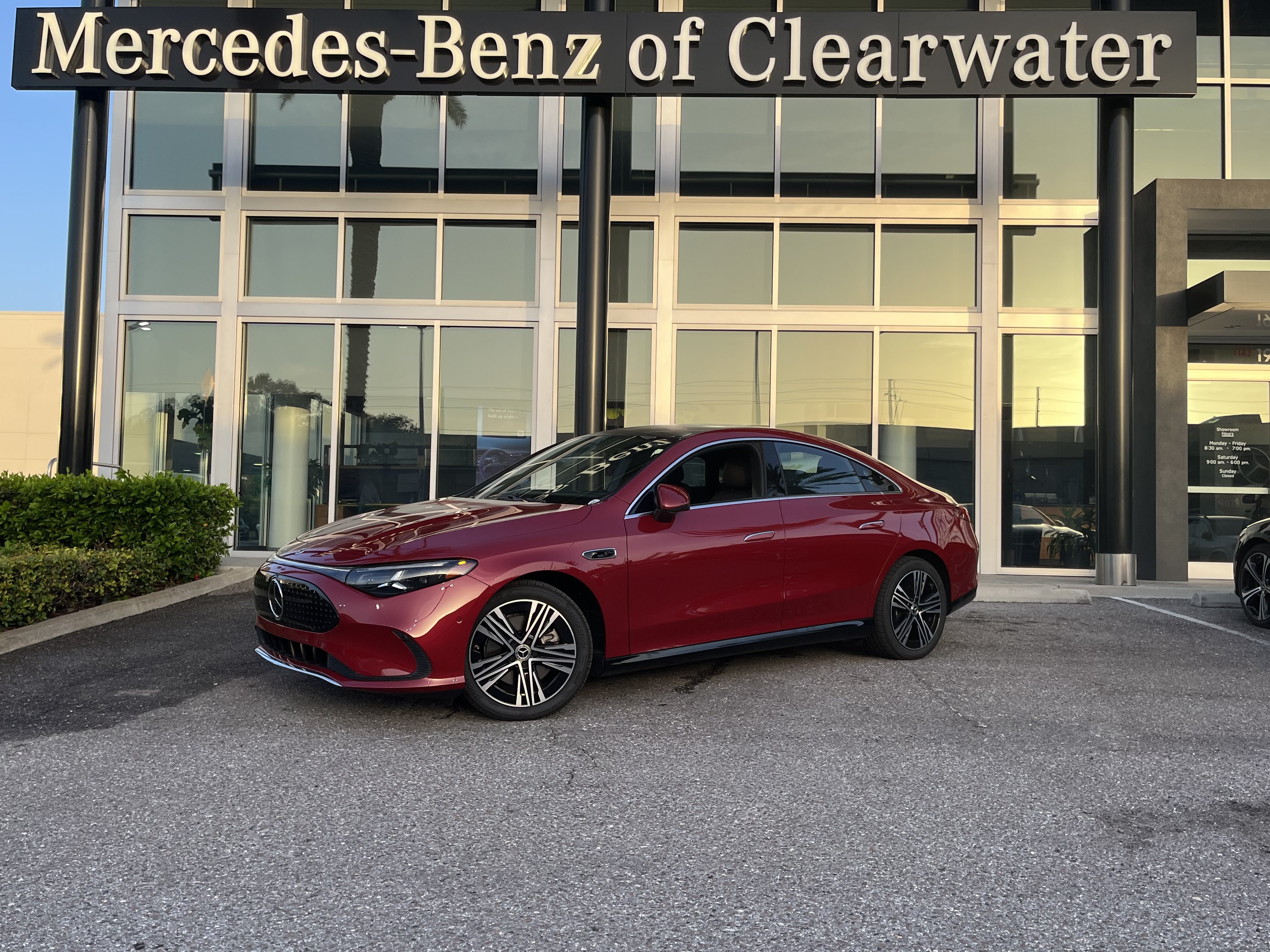 New 2026 MANUFAKTUR Patagonia Red Metallic Mercedes-Benz CLA 250+ image 1