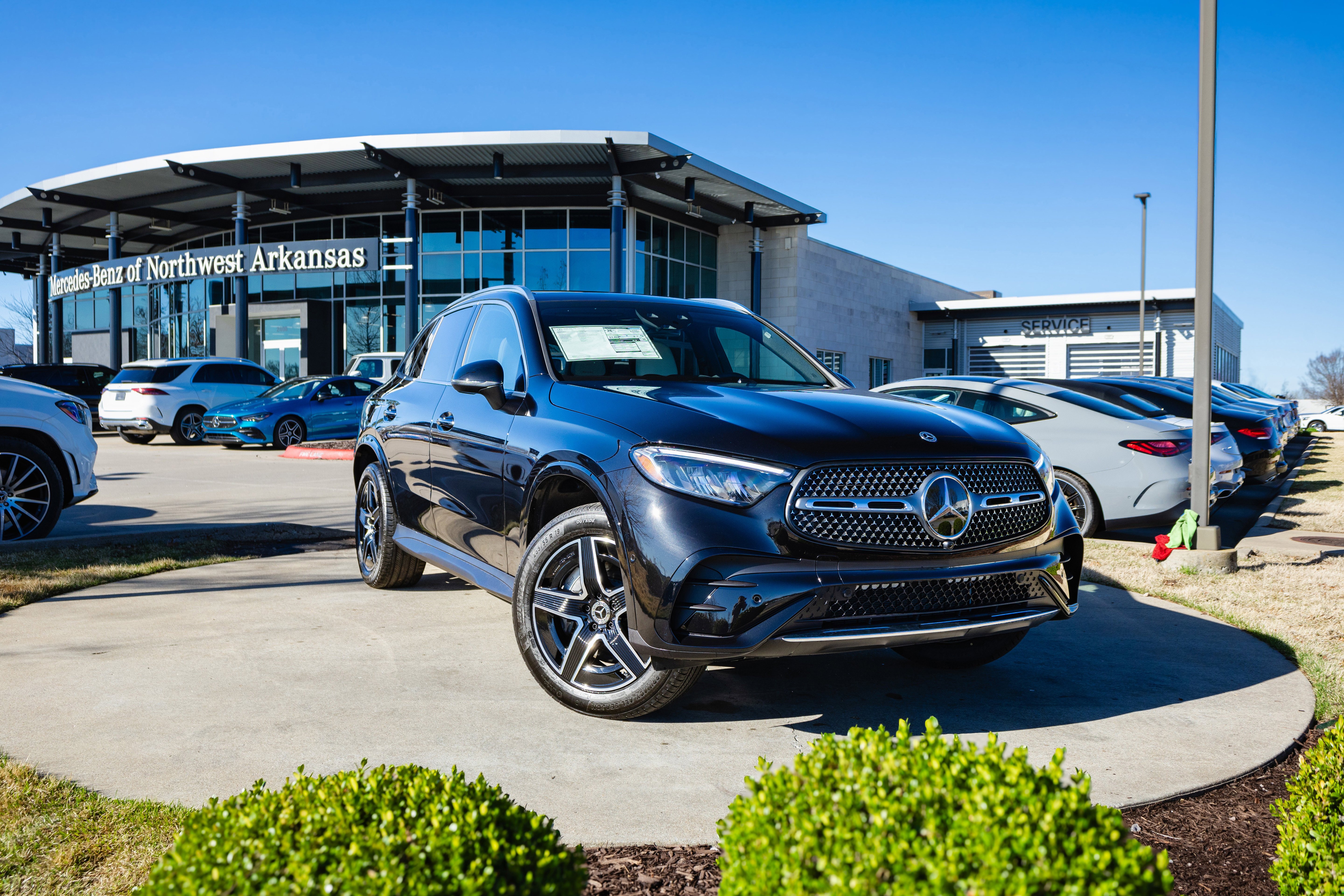 New 2026 Obsidian Black Metallic Mercedes-Benz GLC 300 image 1