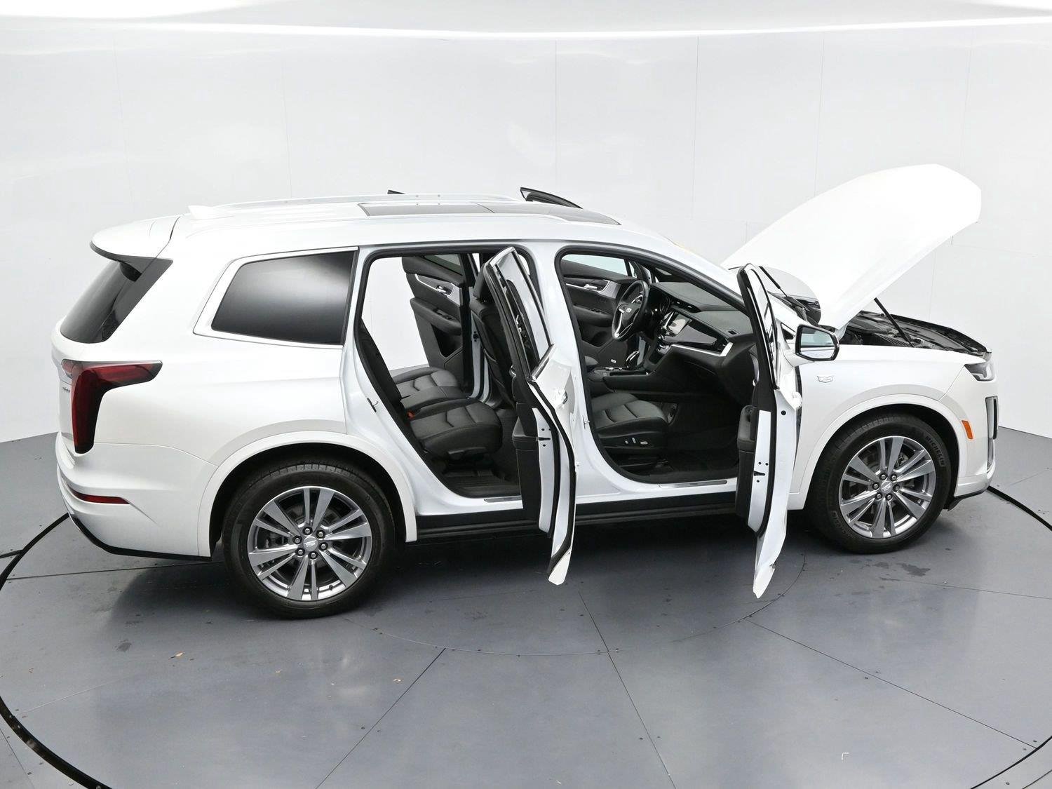 Used 2024 Crystal White Tricoat Cadillac Premium Luxury image 32