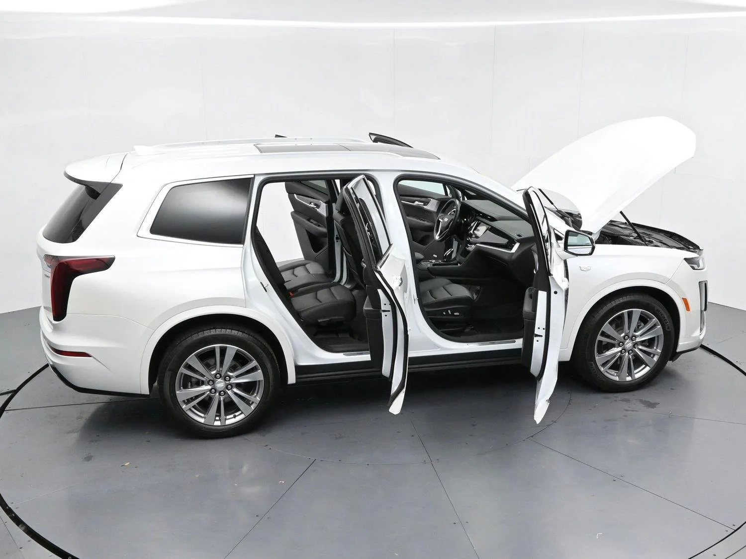 Used 2024 Crystal White Tricoat Cadillac Premium Luxury image 32