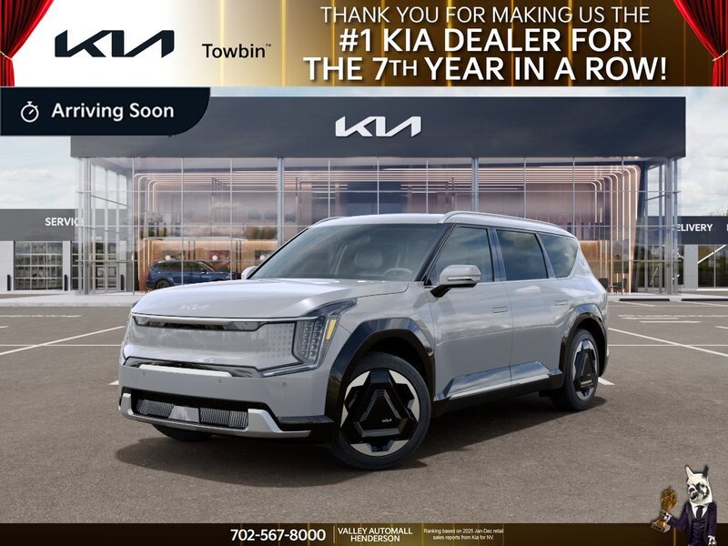 Wolf Gray 2026 Kia EV9 SUV / Crossover All-Wheel Drive 