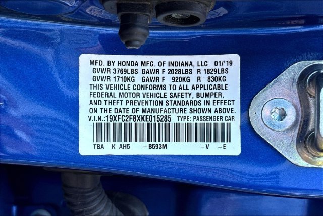 Used 2019 Blue Honda Sport image 21