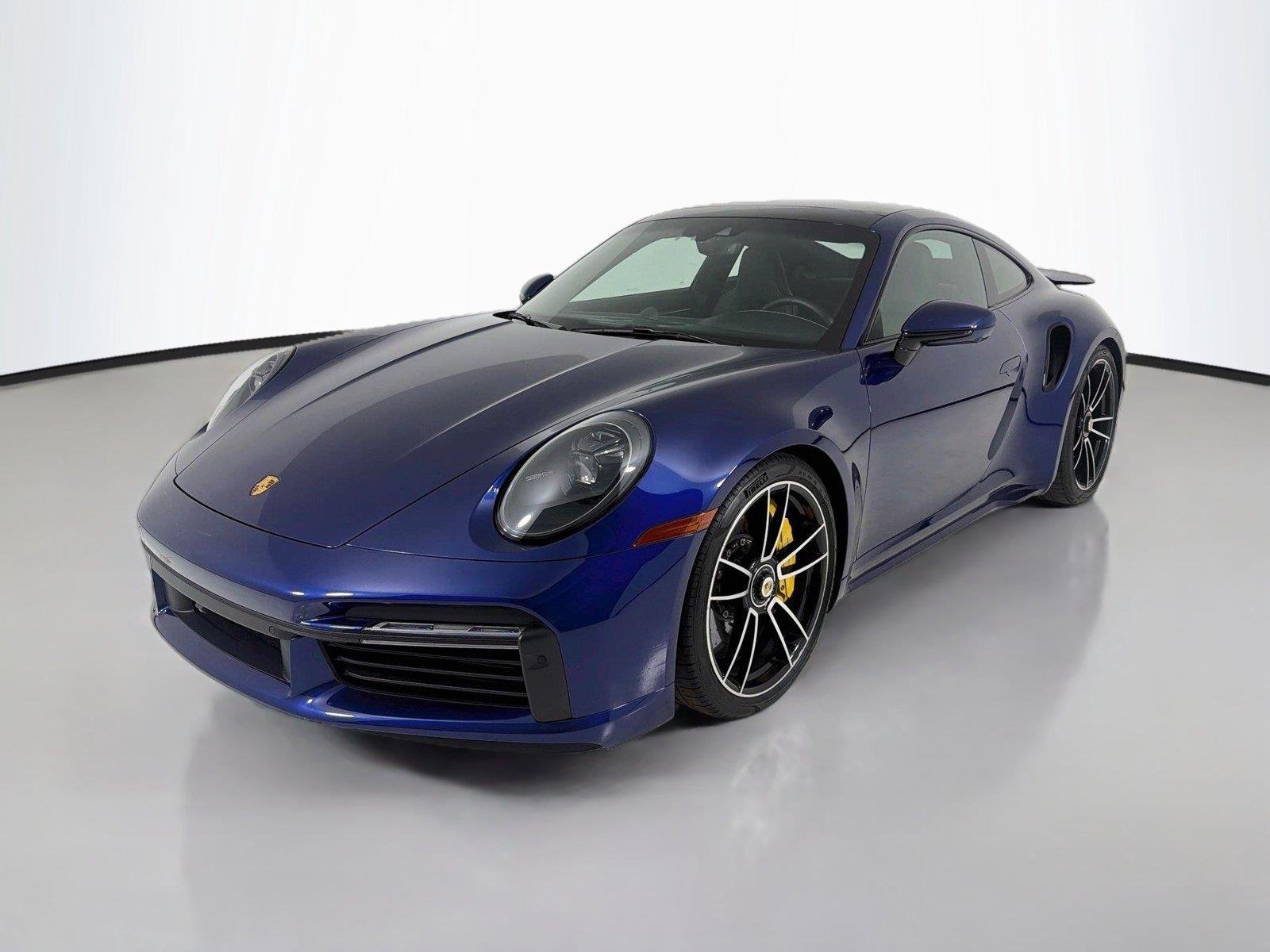 Used 2022 Gentian Blue Metallic Porsche Turbo S image 1
