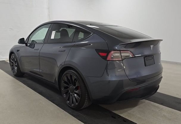 Used 2023 Midnight Silver Metallic Tesla Performance image 3