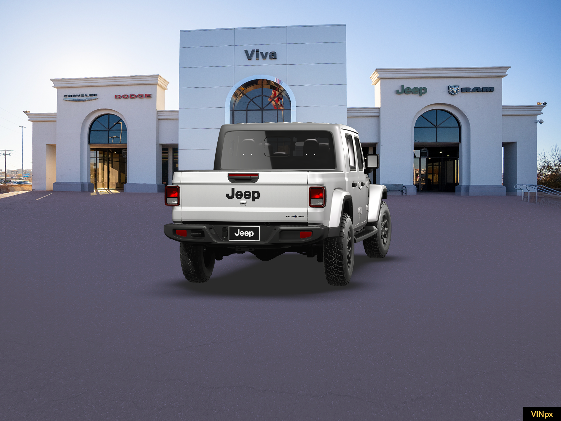 New 2026 Bright White Clear-Coat Exterior Paint Jeep Texas Trail image 26