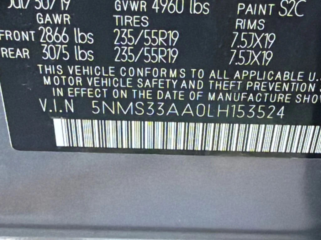 Used 2020 Gray Hyundai SEL image 34