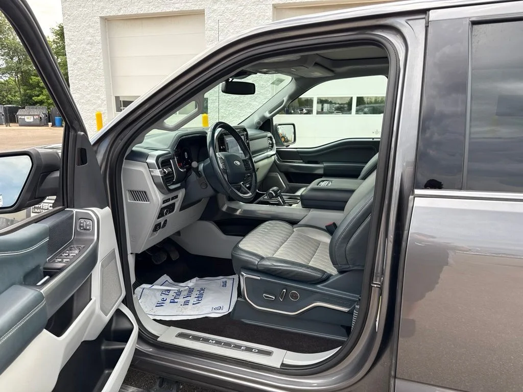 Used 2021 Carbonized Gray Metallic Ford Limited image 13