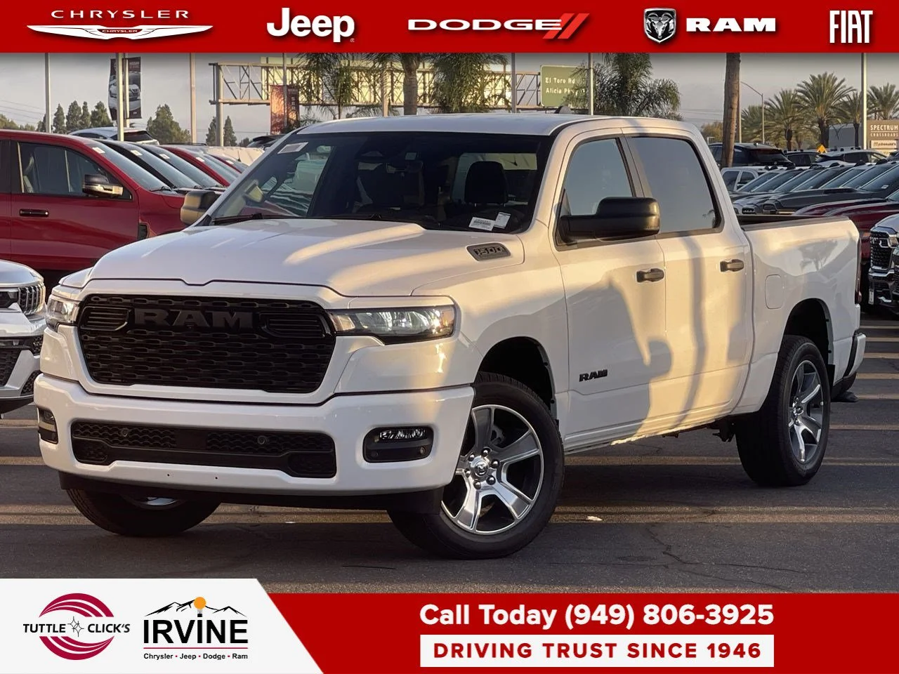 New 2027 Bright White Clear-Coat Exterior Paint RAM Express image 1